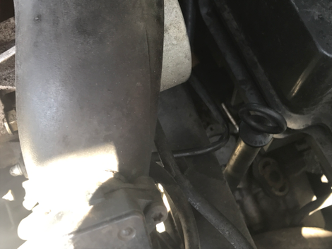 That’s the “oil dipstick” for the transmission